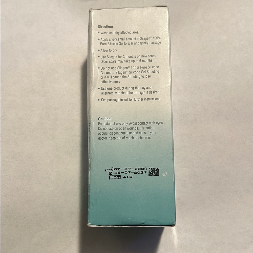 SILAGEN SILICONE GEL FOR SCARS - Picture 3 of 3
